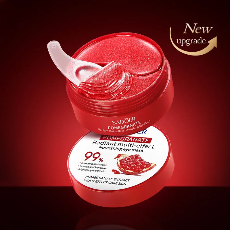 Masque pour les yeux à la grenade rouge
