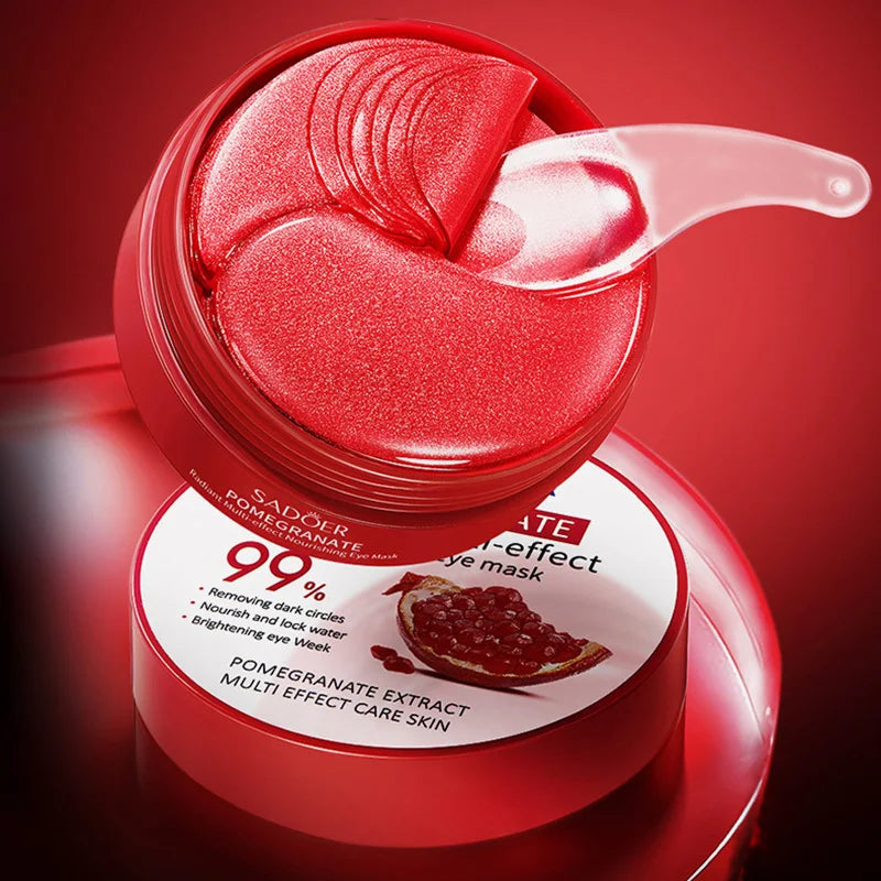 Masque pour les yeux à la grenade rouge