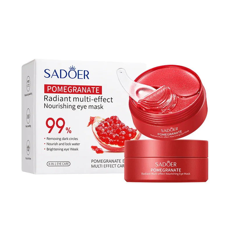 Masque pour les yeux à la grenade rouge