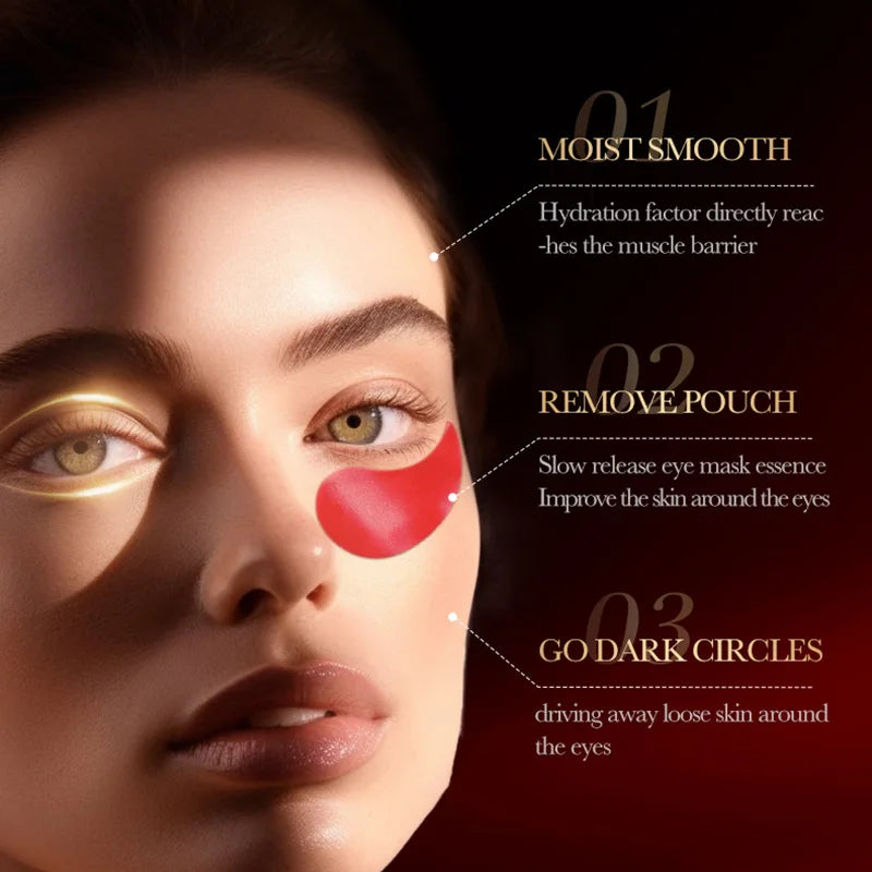 Masque pour les yeux à la grenade rouge