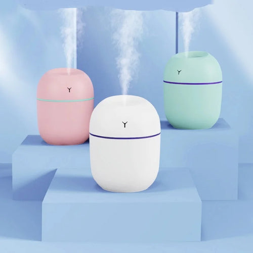 Humidificateur ultrasonique portable USB Aroma Diffuseur d’huile essentielle LED